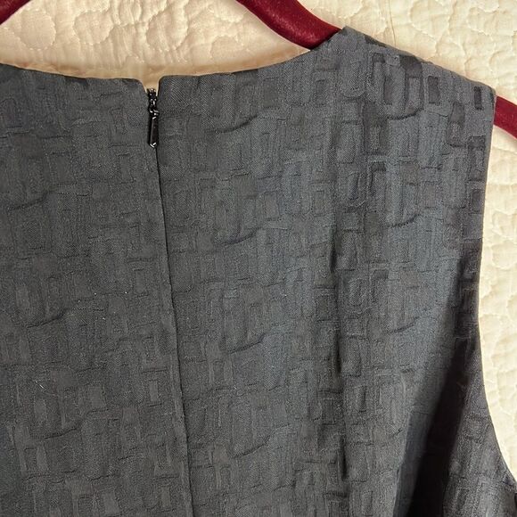 NWT INC International Concepts Black Dress with accent belt - Picture 6 of 6